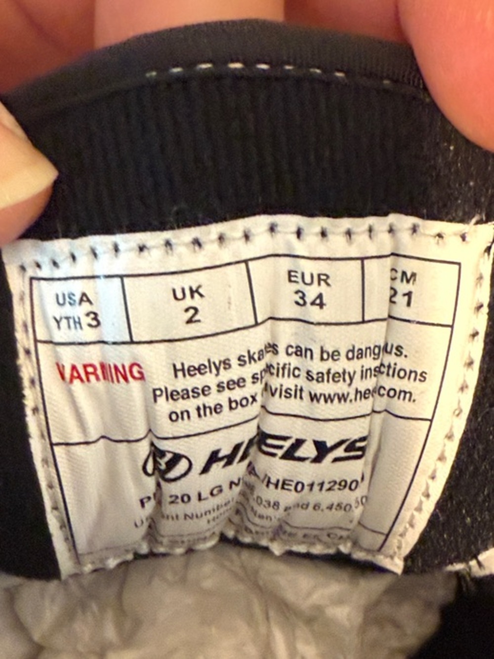 Heelys Pro 20 LG Nova Black and Pink Low-Top Skate Shoes, Size Y3 NWOT - Picture 5 of 5